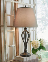 Load image into Gallery viewer, Ornawell Antique Bronze Finish Table Lamp (Set of 2) L204544