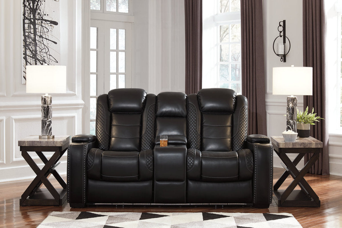 Party Time Midnight LED/POWER Reclining Sofa and Loveseat
37003