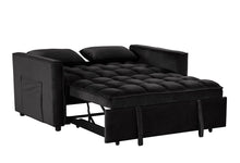 Load image into Gallery viewer, Relax Black Sleeper Sofa