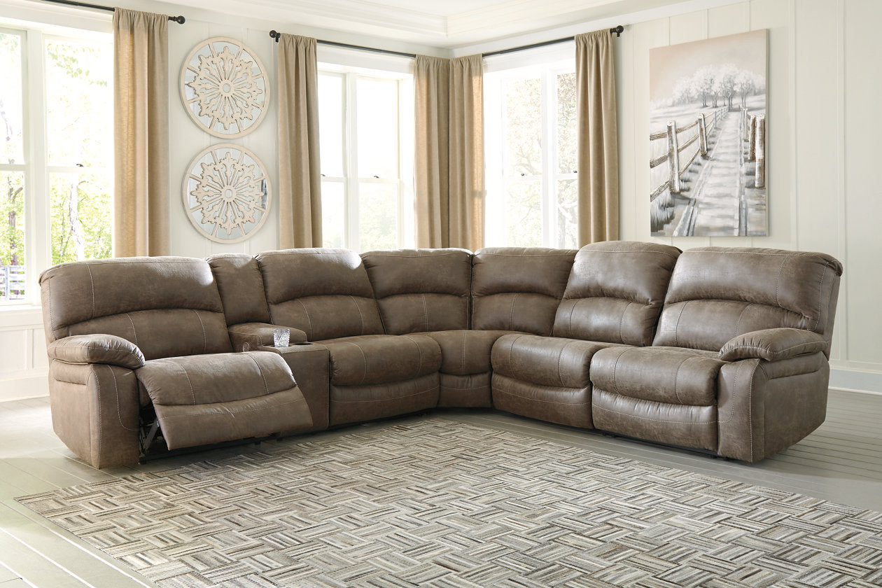 Segburg Driftwood 4pc Power Reclining Sectional