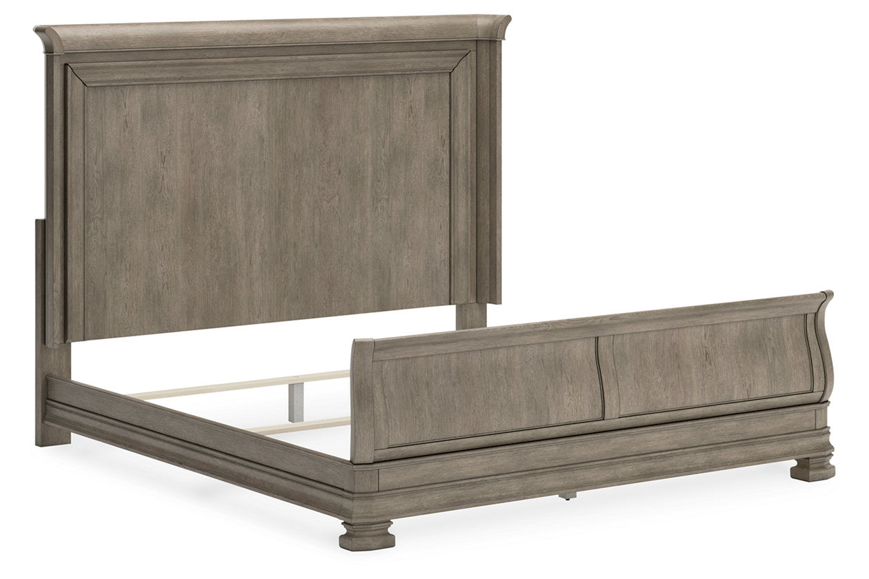 Lexorne Gray Sleigh Bedroom Set B924