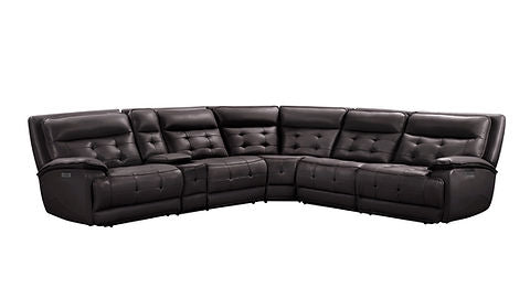 Starlight Brown POWER/OVERSIZED Reclining Sectional S8900