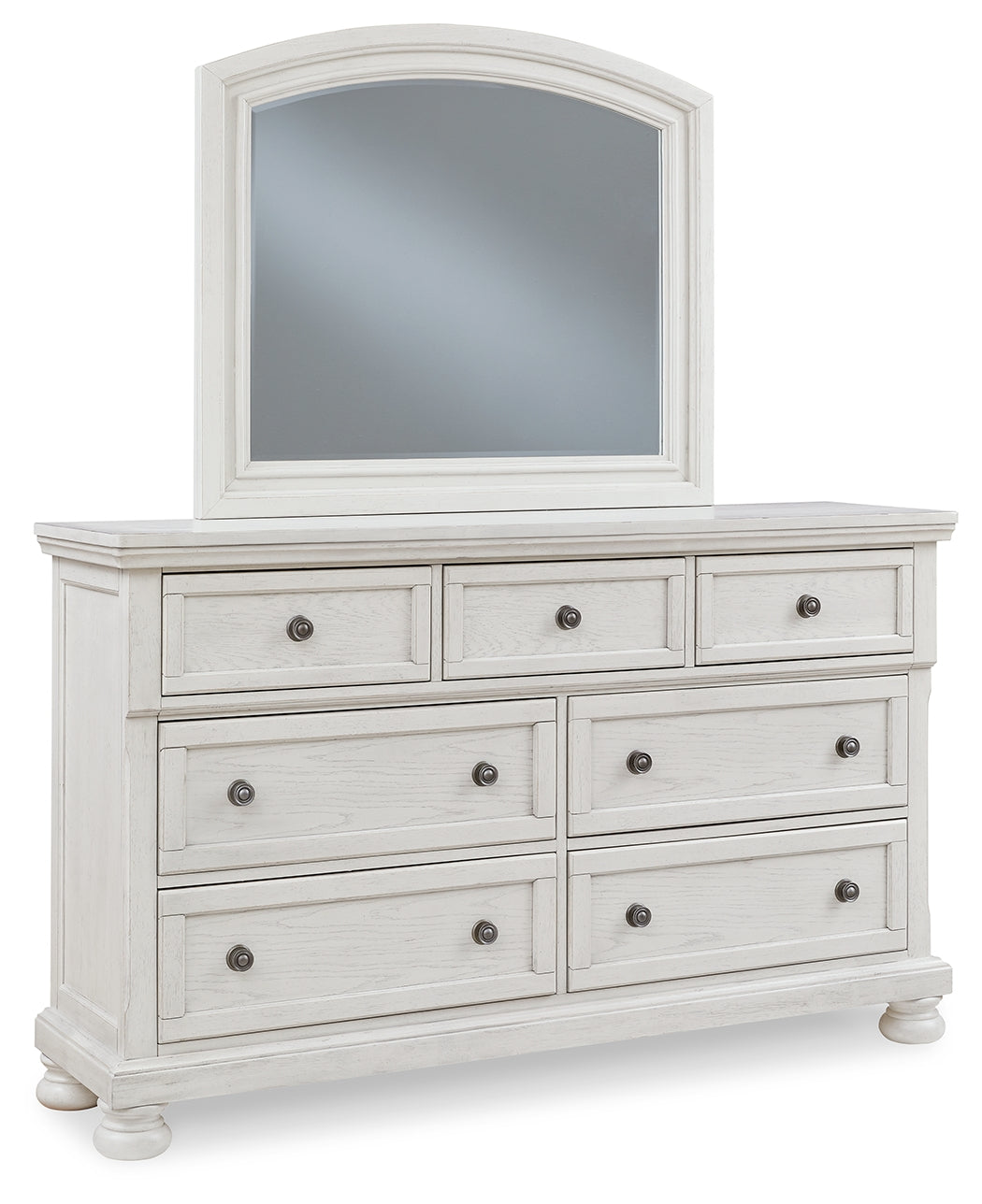 Robbinsdale Antique White Panel Bedroom Set B742