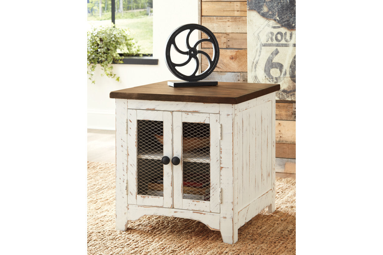 Wystfield White/Brown Coffee Table and 2 End Tables T459