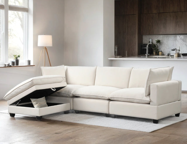 Cloud2 121" Sand Boucle  Modular Sectional