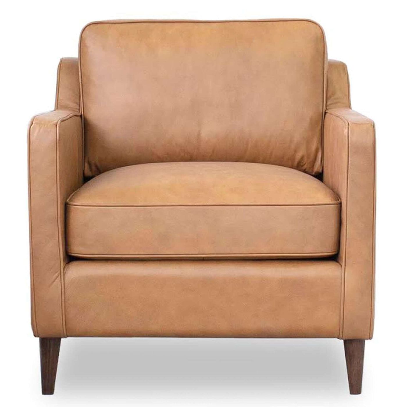 Cooper Tan Genuine Leather Lounge Chair