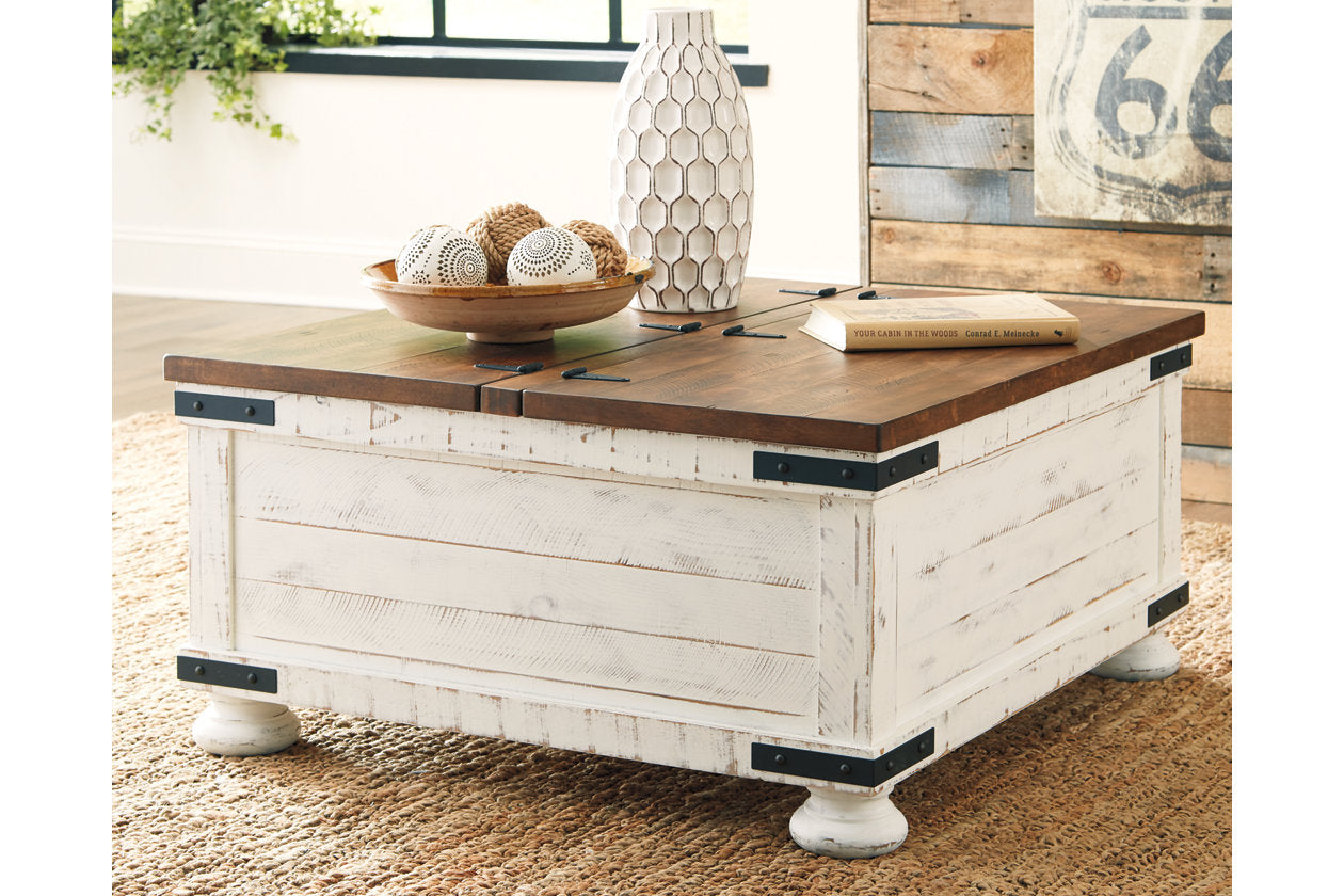 Wystfield White/Brown Coffee Table and 2 End Tables T459