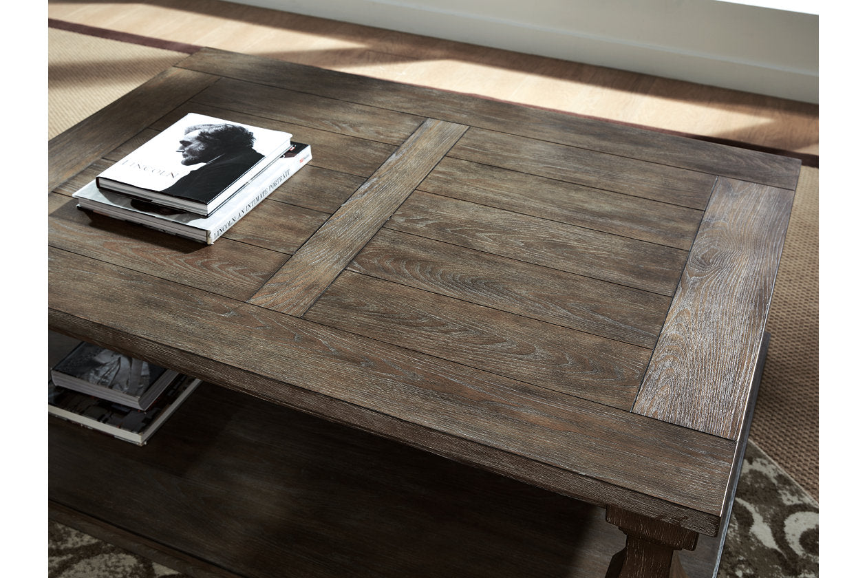 Johnelle Gray Coffee Table and 2 End Tables T776