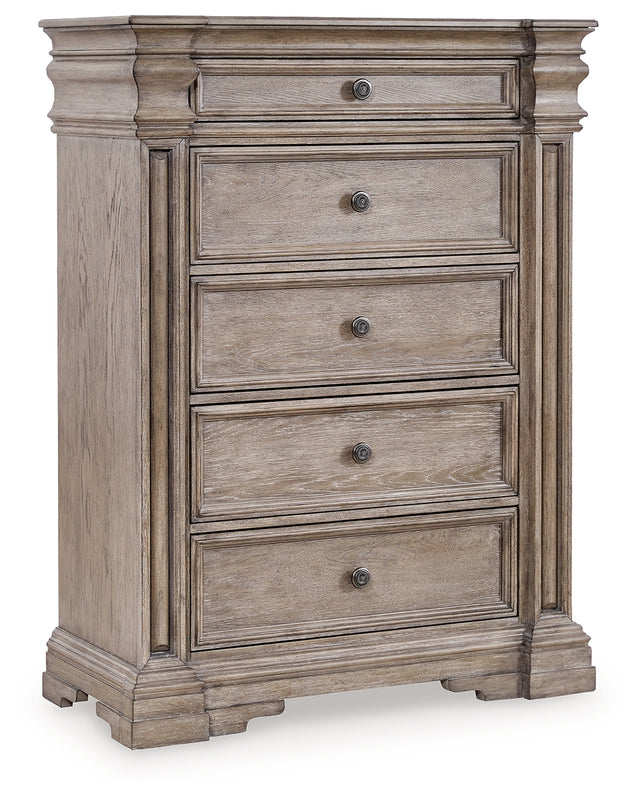 Blairhurst Light Grayish Brown Panel Bedroom Set B916