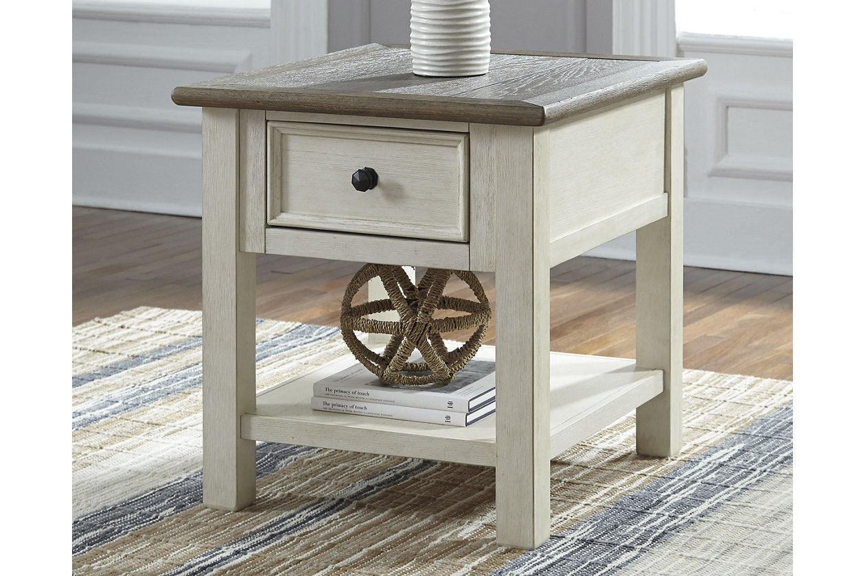 Bolanburg Two-tone Coffee Table and 2 End Tables T637