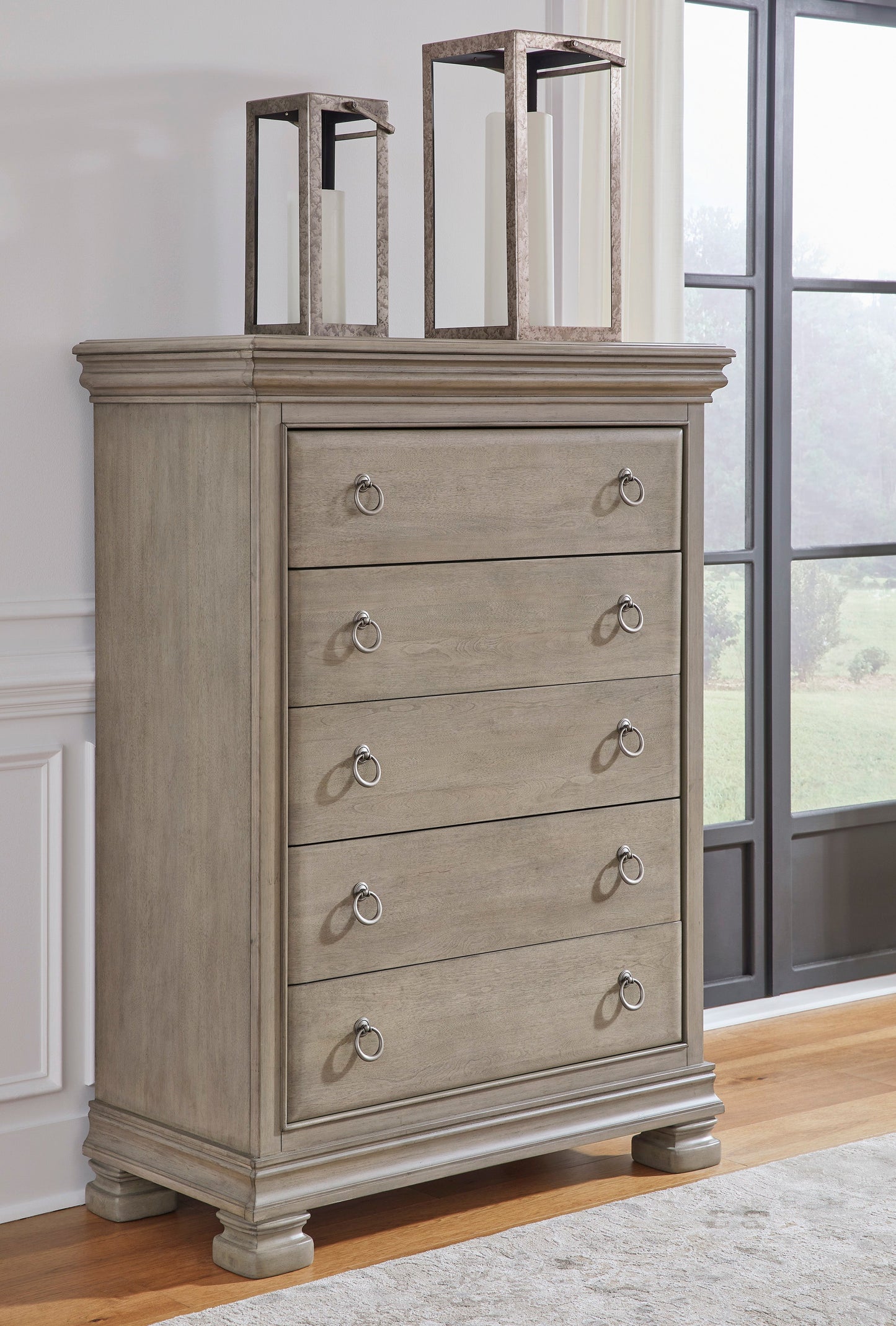 Lexorne Gray Sleigh Bedroom Set B924