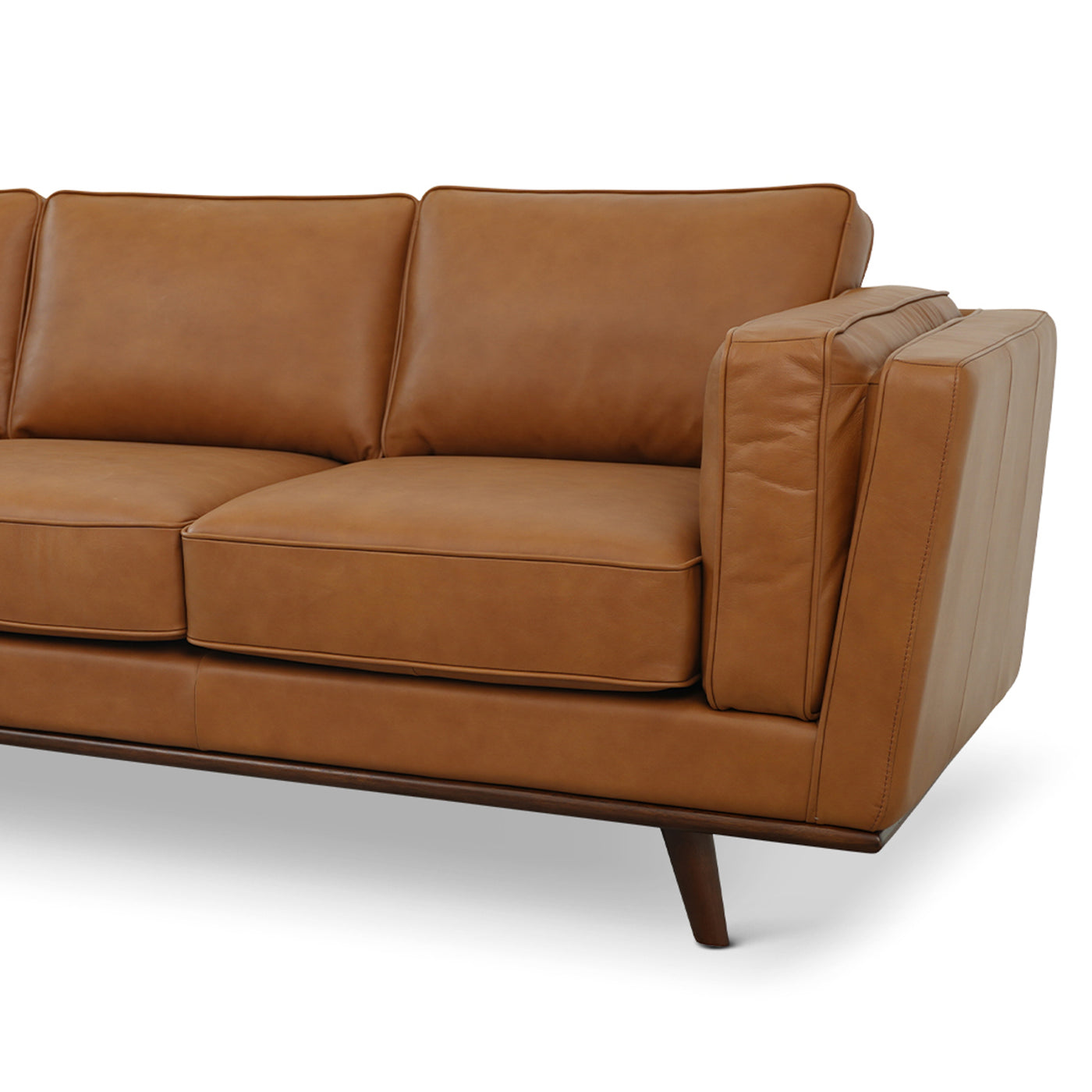 Chase 91" Tan Genuine Leather Sofa