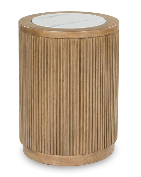 Camdill Brown/White End Table T808