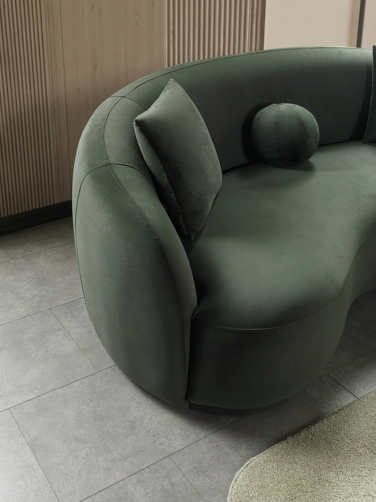 Bonita Green Velvet Living Room Set