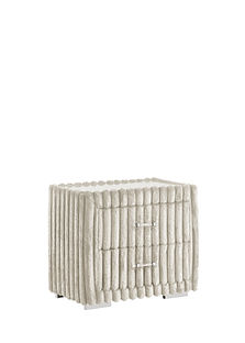 Micah Cream Corduroy Platform Bedroom Set B9020