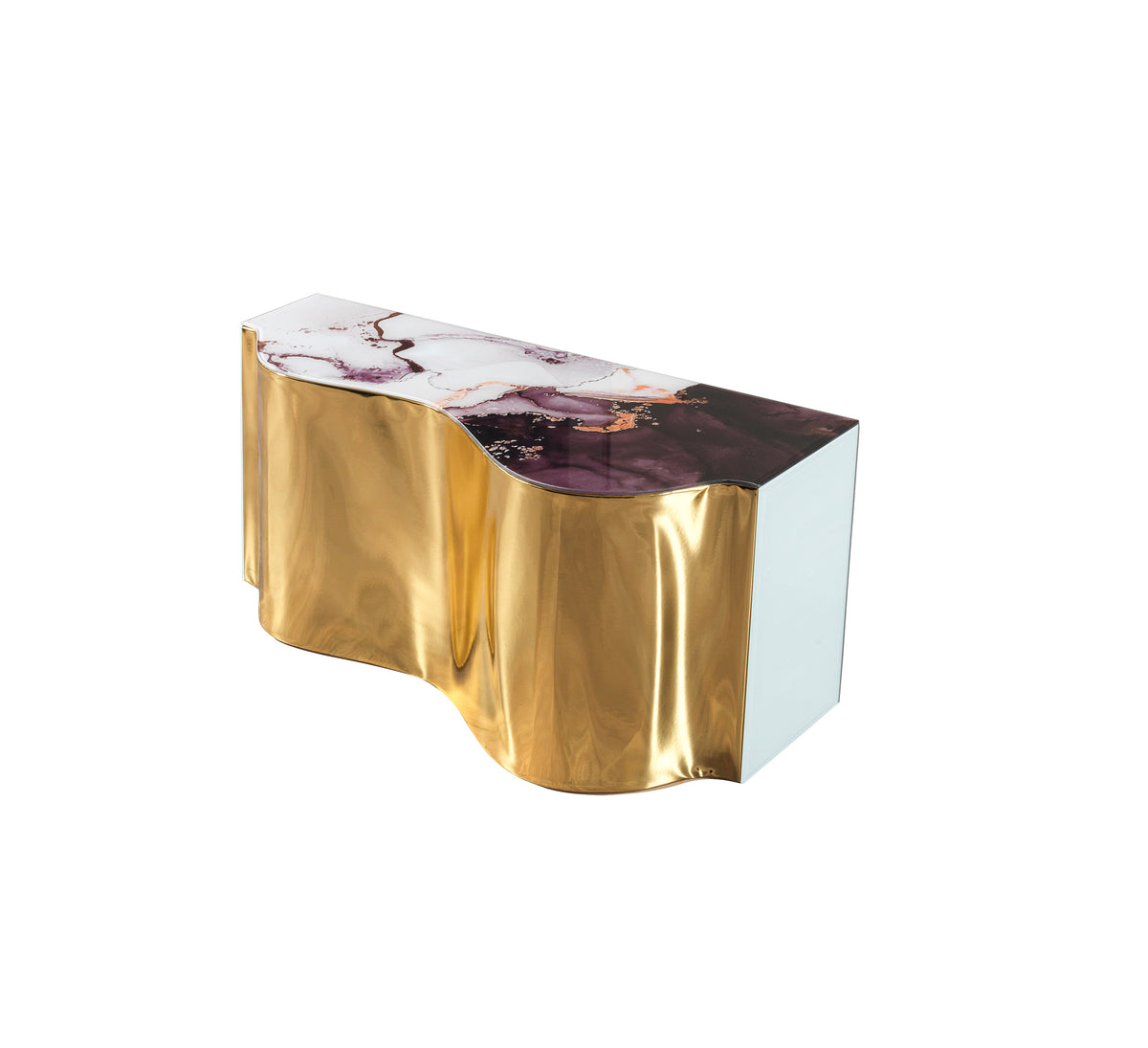 Dream White Marble 3pc Coffee Table