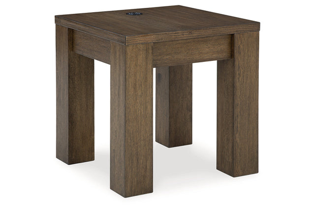 Rosswain Warm Brown Lift-top Coffee Table and 2 End Tables T763