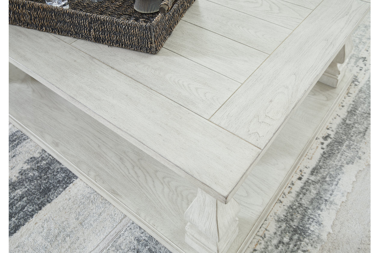 Arlendyne Antique White Coffee Table and 2 End Tables T747