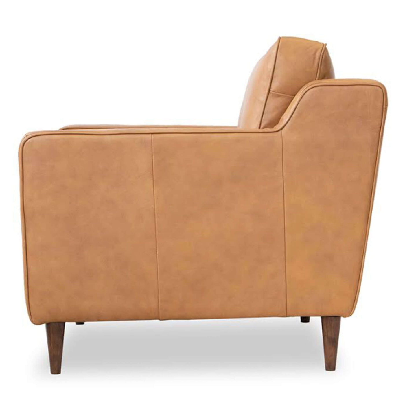 Cooper Tan Genuine Leather Lounge Chair