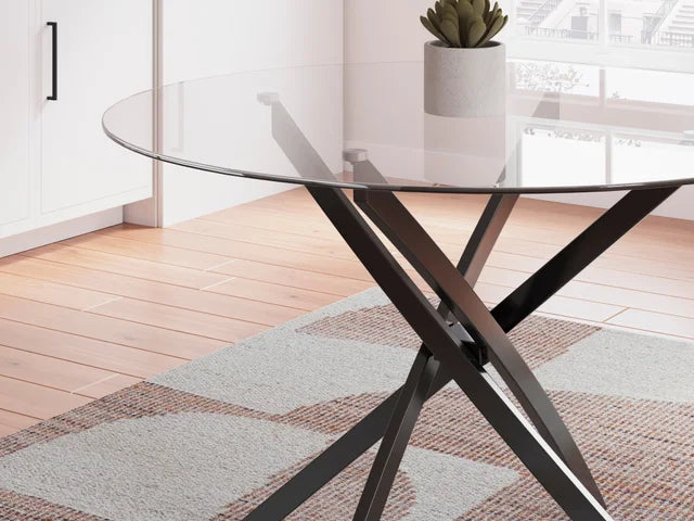 Nexus Black/Toast 5pc Dining Set D446
