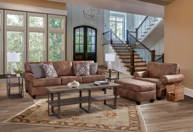 Behold Camel OVERSIZED Sofa and Loveseat 4215
