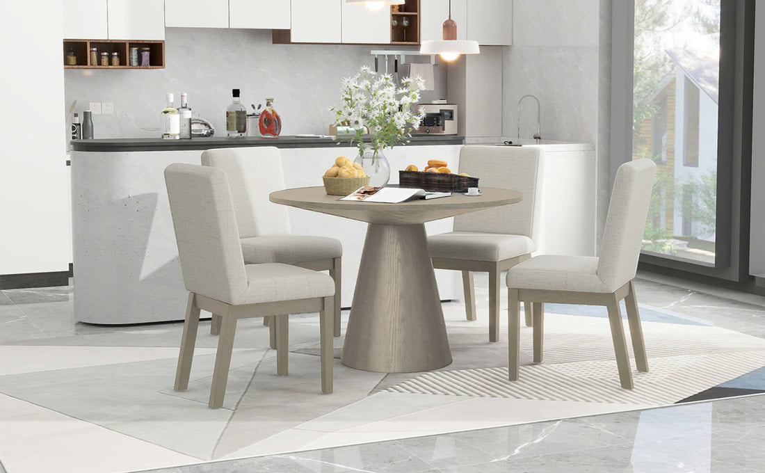 D2610 Gold 5pc Dining Room Set