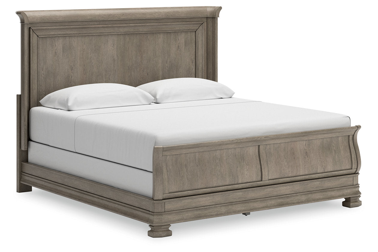 Lexorne Gray Sleigh Bedroom Set B924