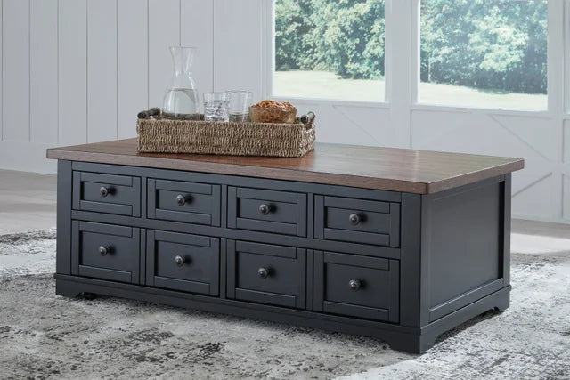 Wildenauer Brown/Black Lift-Top Coffee Table T664