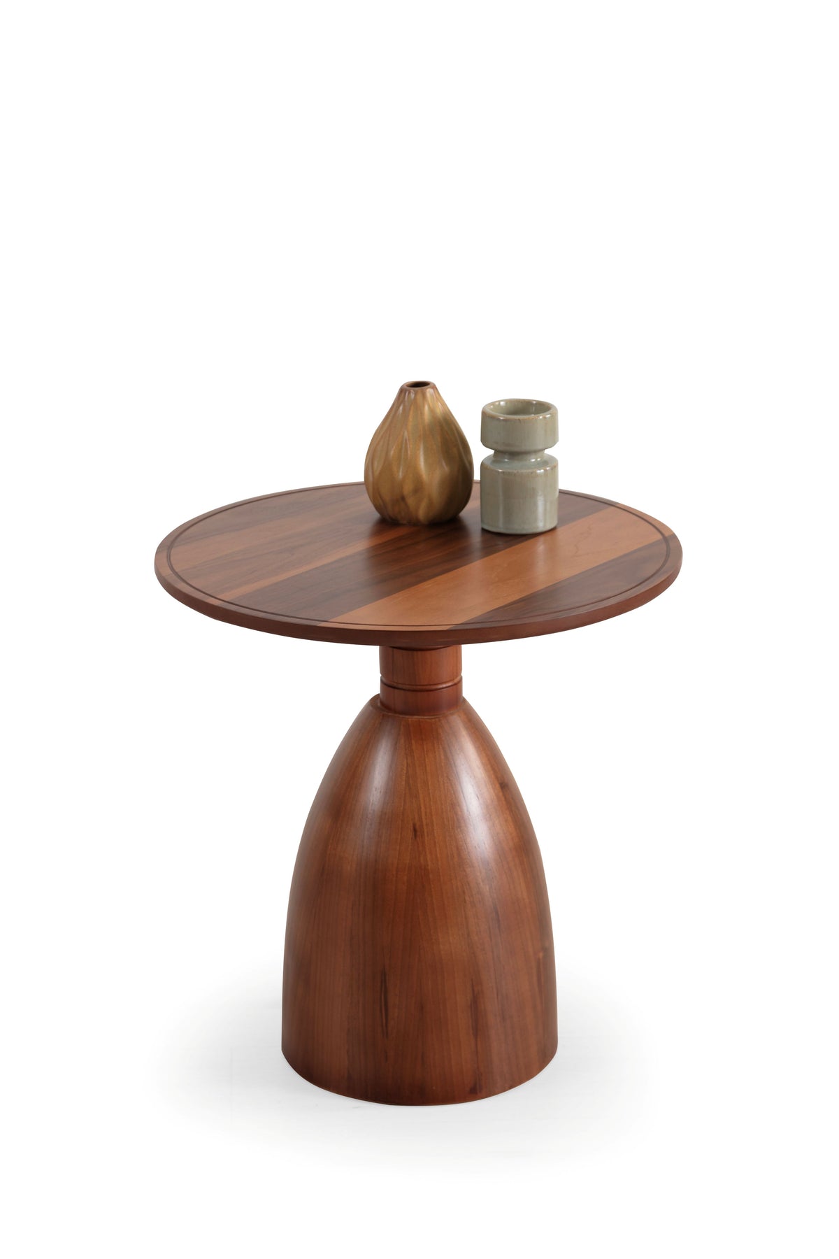 873 Walnut 2pc Coffee Table Set