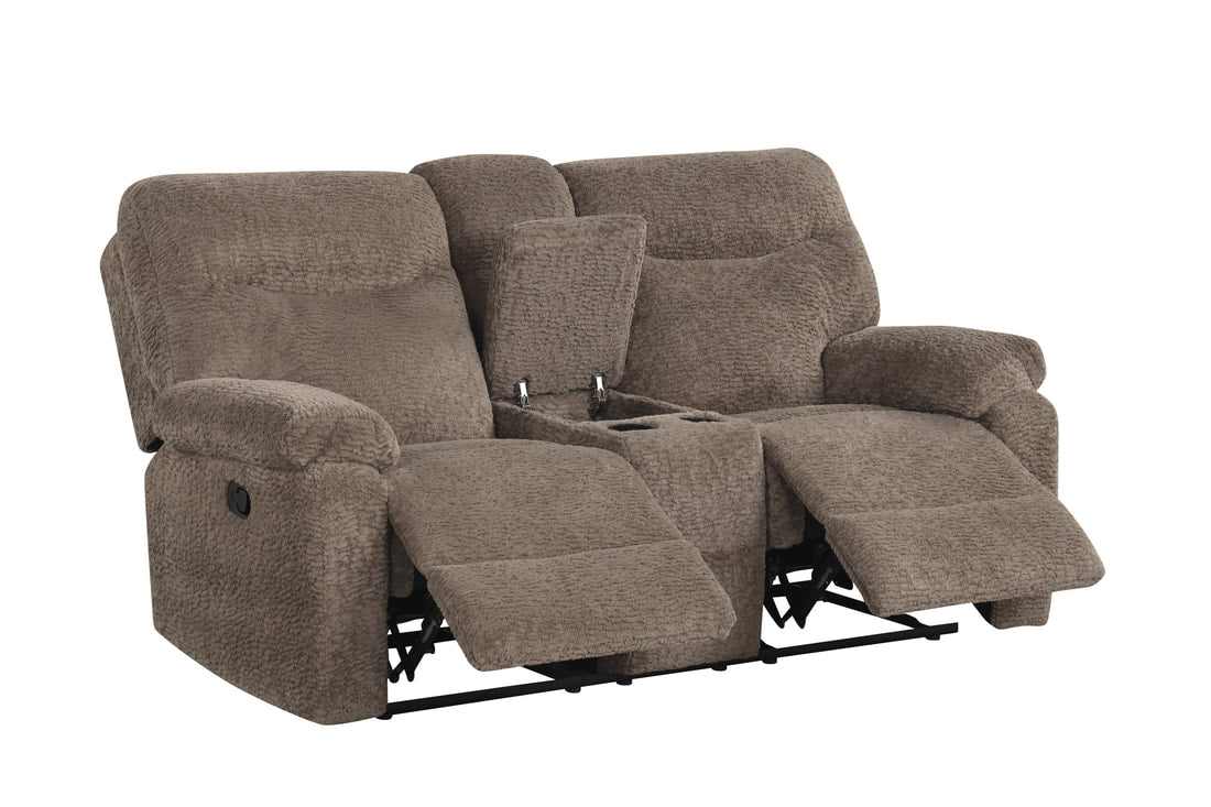 Bravo20 Mocha Fabric 3pc Reclining Set