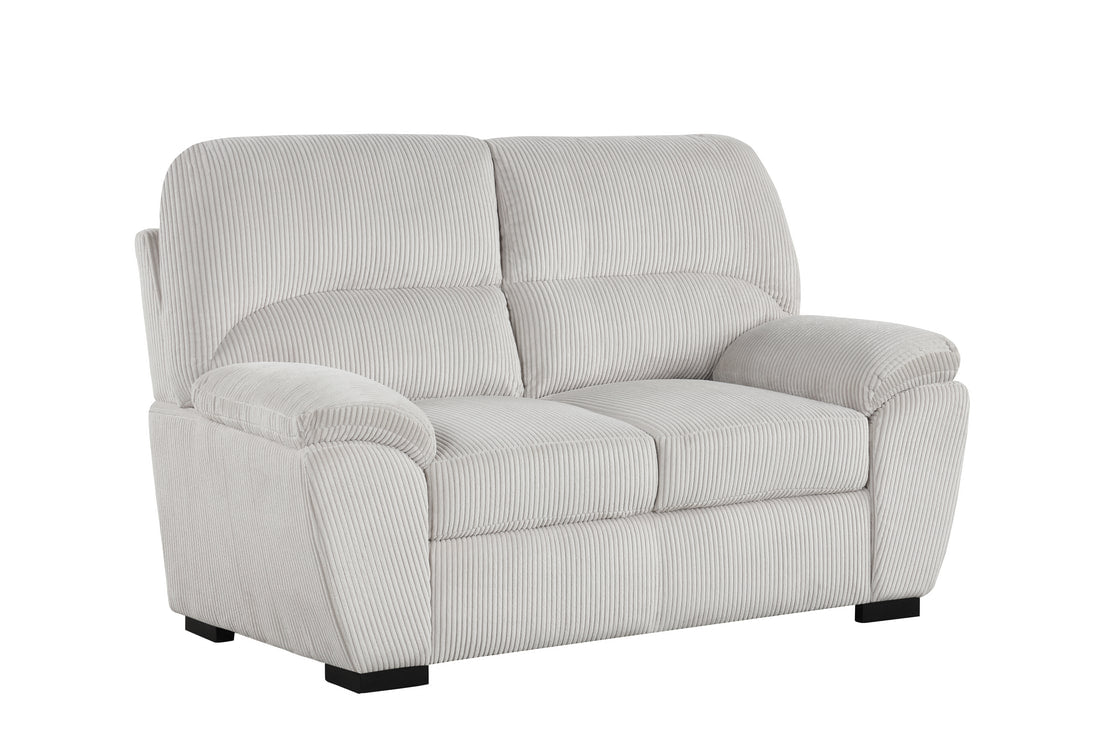 Tiffany20 Silver Cord Fabric Sofa and Loveseat