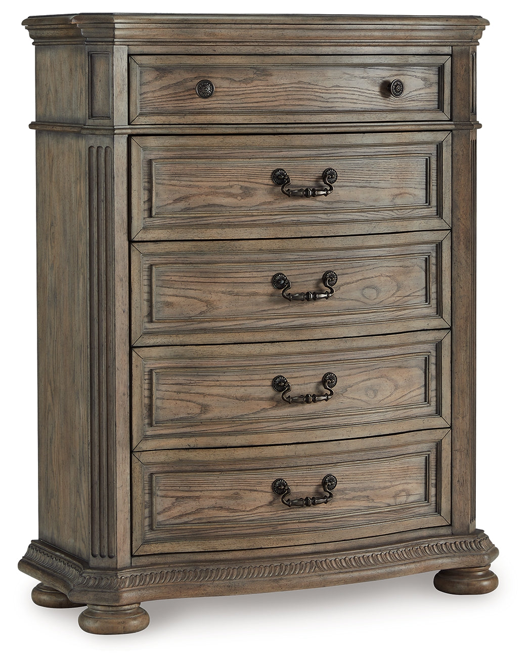 Ardenfield Light Brown Upholstered Sleigh Bedroom Set B944
