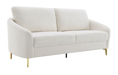 Lila White Boucle Living Room Set S160