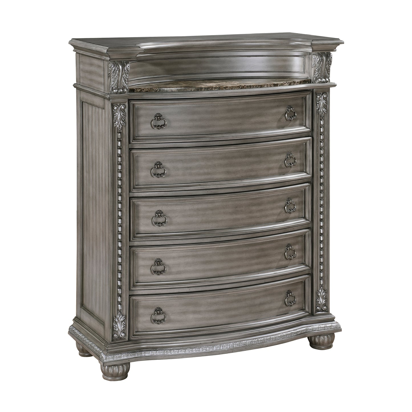 Bennington Gray Sleigh Bedroom Set 1583