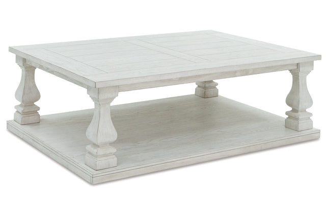 Arlendyne Antique White Coffee Table and 2 End Tables T747