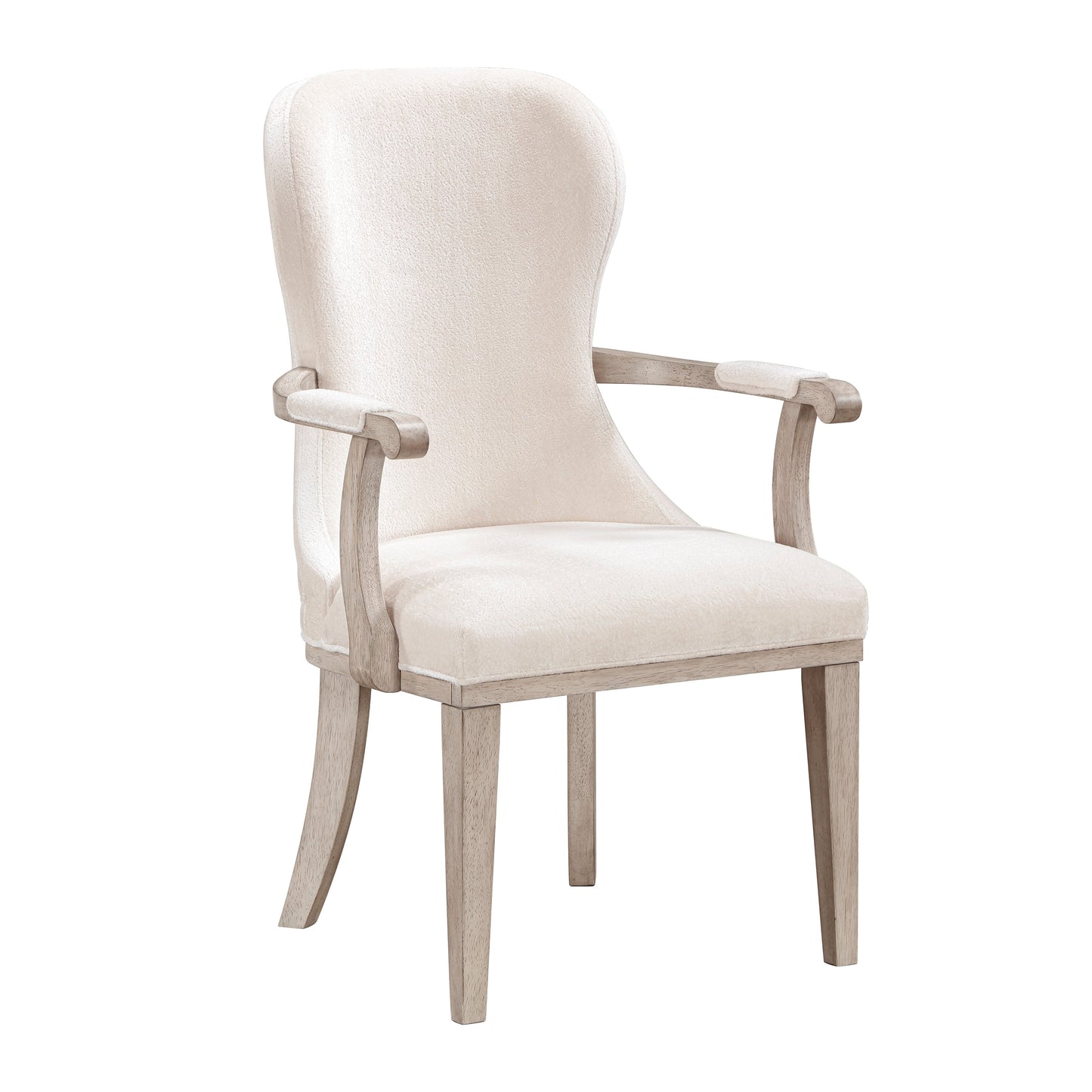 Lofton Light Gray/Ivory Extendable Dining Set 6018