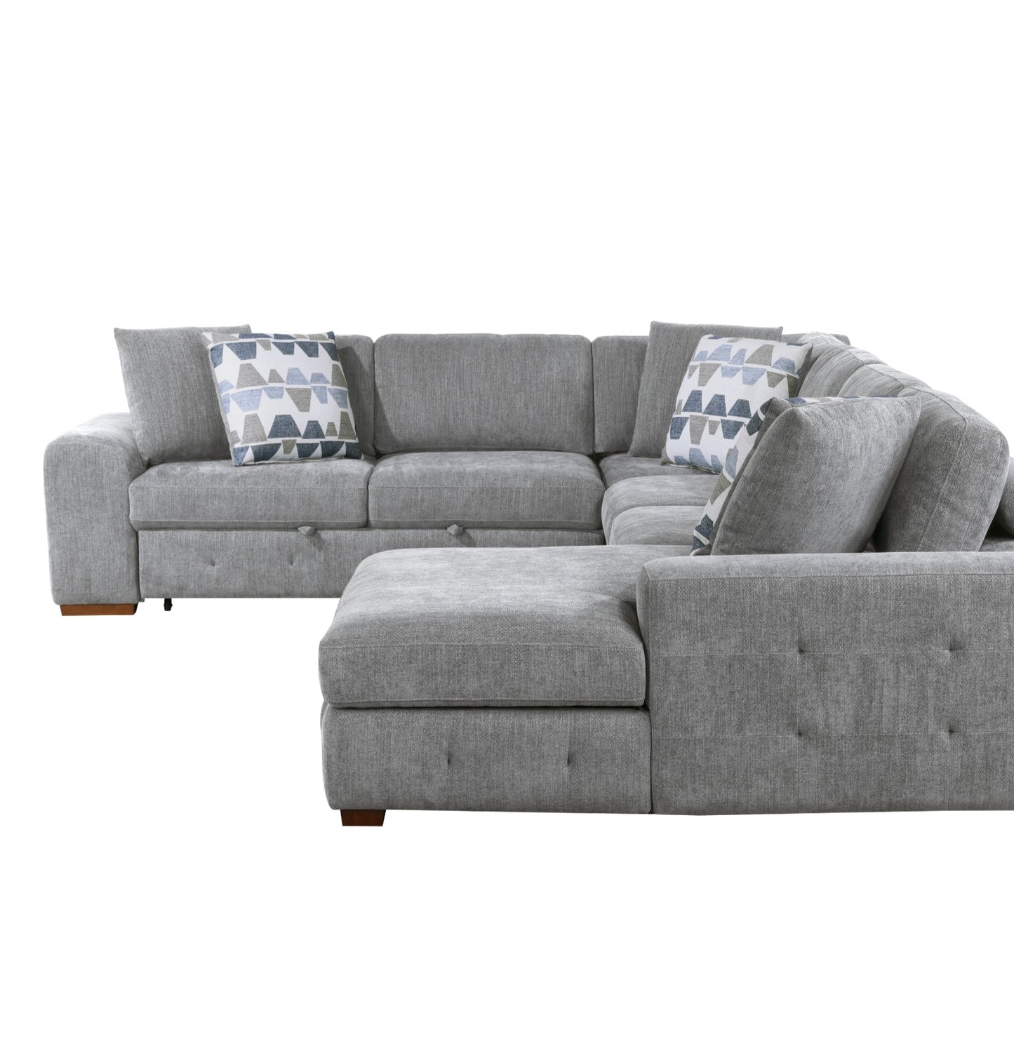 Raise Grey Storage RAF 4pc Sectional 9624