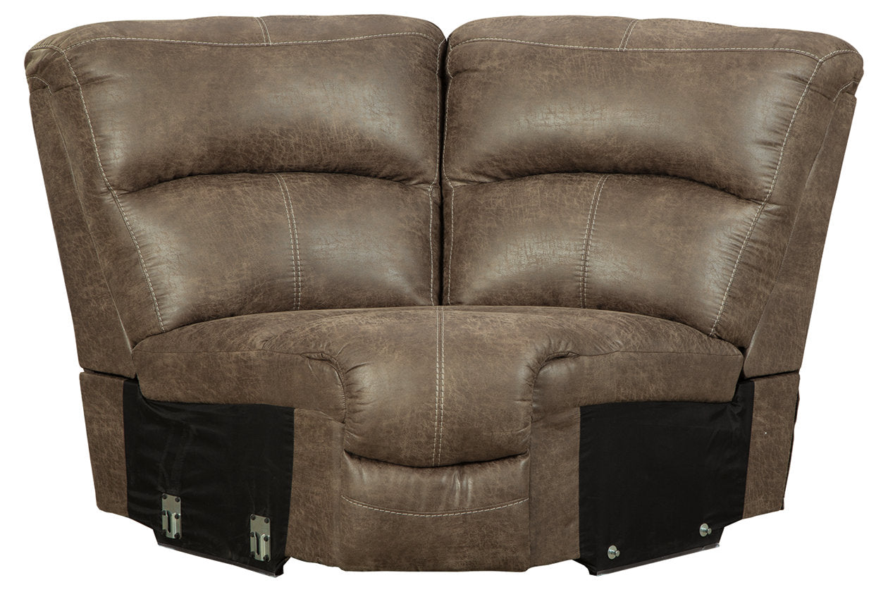 Segburg Driftwood 4pc Power Reclining Sectional