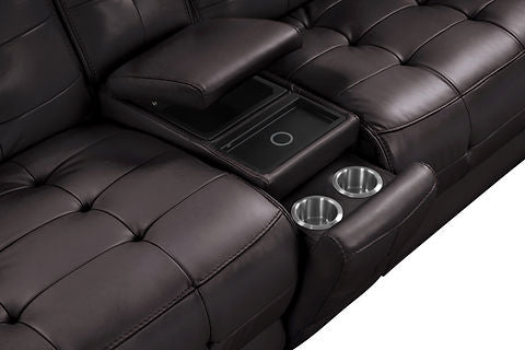 Starlight Brown POWER/OVERSIZED Reclining Sectional S8900