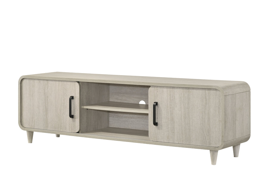 Nyomi White 72"TV Stand B4900