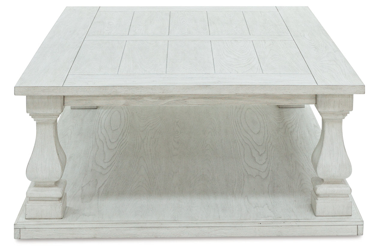Arlendyne Antique White Coffee Table and 2 End Tables T747