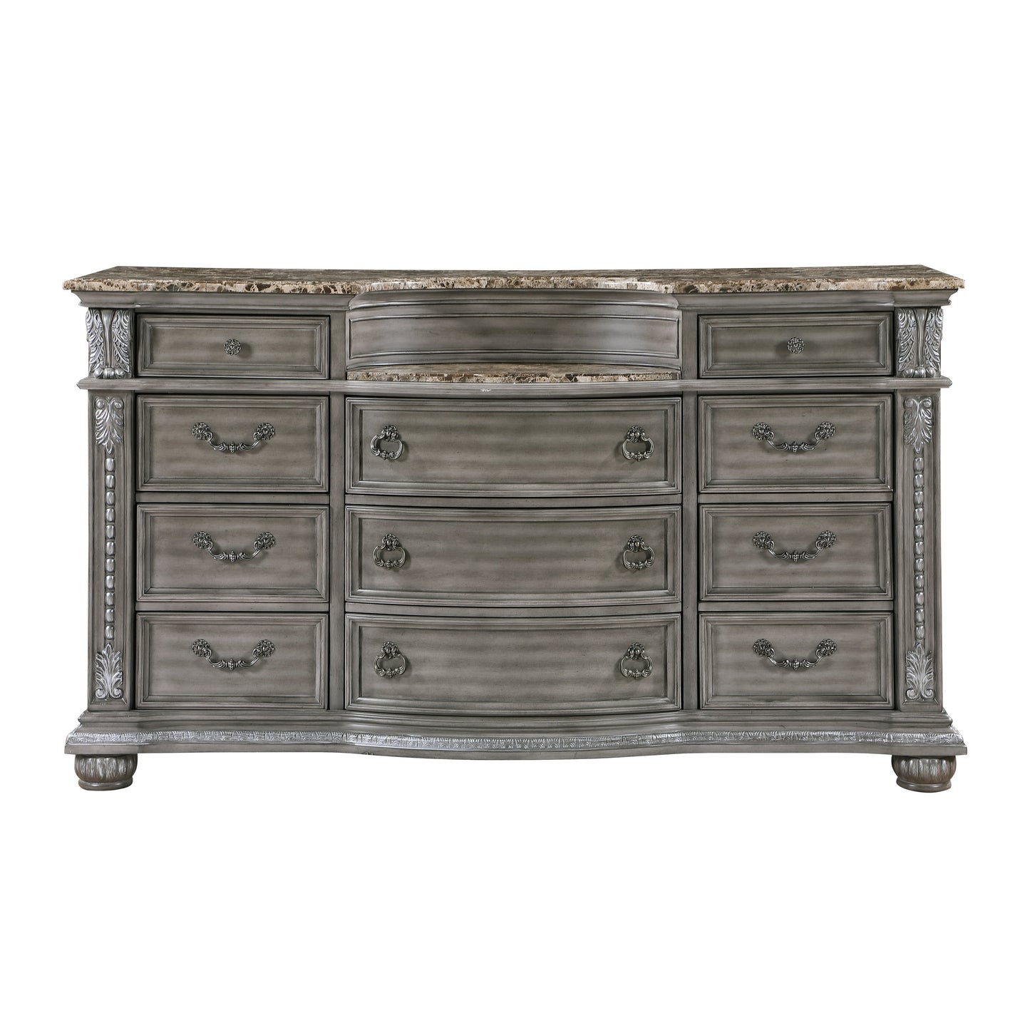 Bennington Gray Sleigh Bedroom Set 1583