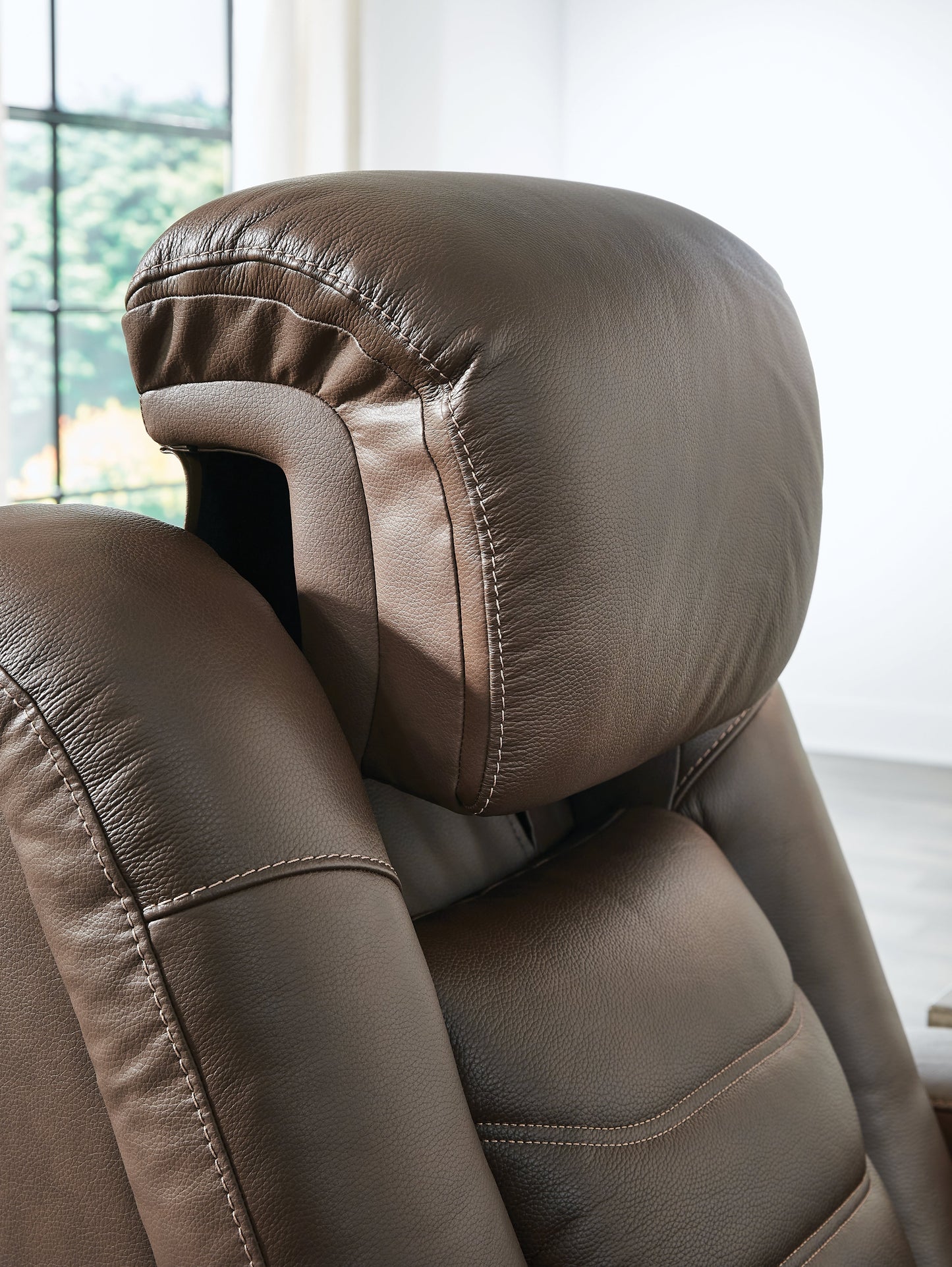 High Impact Tobacco Power Reclining Living Room Set U10601