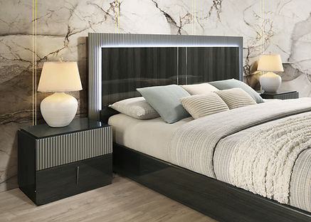 Raven Collection LED Bedroom Set B93