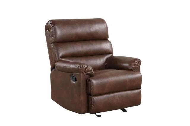 Albert41 Brown Leather 3pc Reclining Set