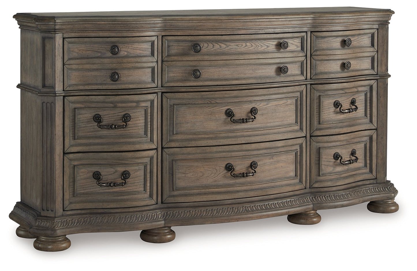Ardenfield Light Brown Upholstered Sleigh Bedroom Set B944