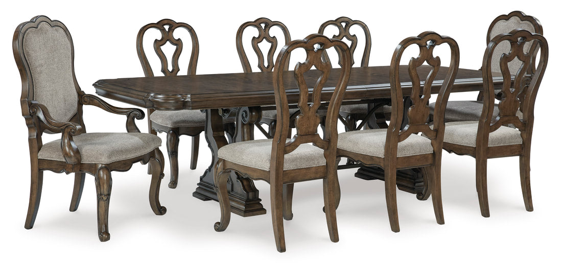 Marlee Dark Brown Dining Room Set D947