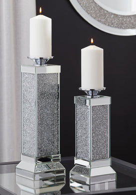 Charline Mirror Candle Holder (Set of 2)  A2000410