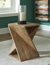 Load image into Gallery viewer, Zalemont Distressed Brown Accent Table A4000510