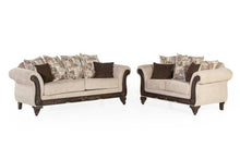 Load image into Gallery viewer, 2451 Cream Chenille Sofa and Loveseat